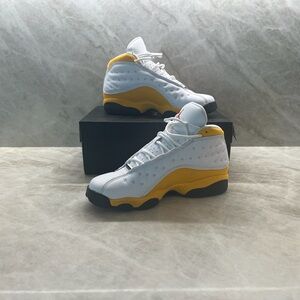Jordan Kids Shoes White and Yellow
